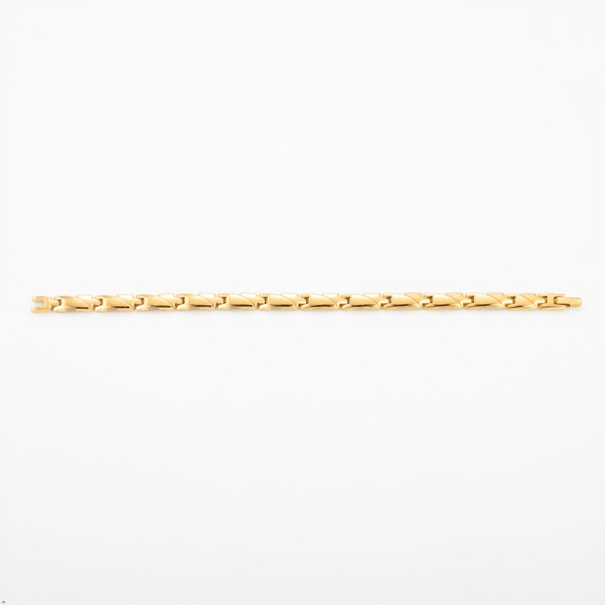 Bria By Saar 18K Gold Jubilee Style Chain Bracelet For Men & Women | Premium Glossy Finish Anti-Tarnish Bracelet | Stylish Daily Wear Fashion Jewellery For Casual & Gifting