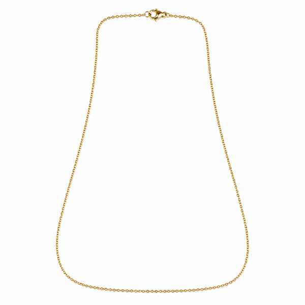 Bria By Saar Stainless Steel Golden Cuban Link Chain For Men & Women | Premium Glossy Finish Anti-Tarnish Necklace Chain | Stylish Hip Hop Fashion Jewellery