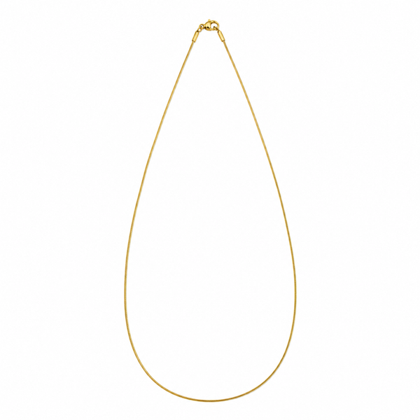 Bria By Saar Stainless Steel Golden Cuban Link Chain For Men & Women | Premium Glossy Finish Anti-Tarnish Necklace Chain | Stylish Hip Hop Fashion Jewellery