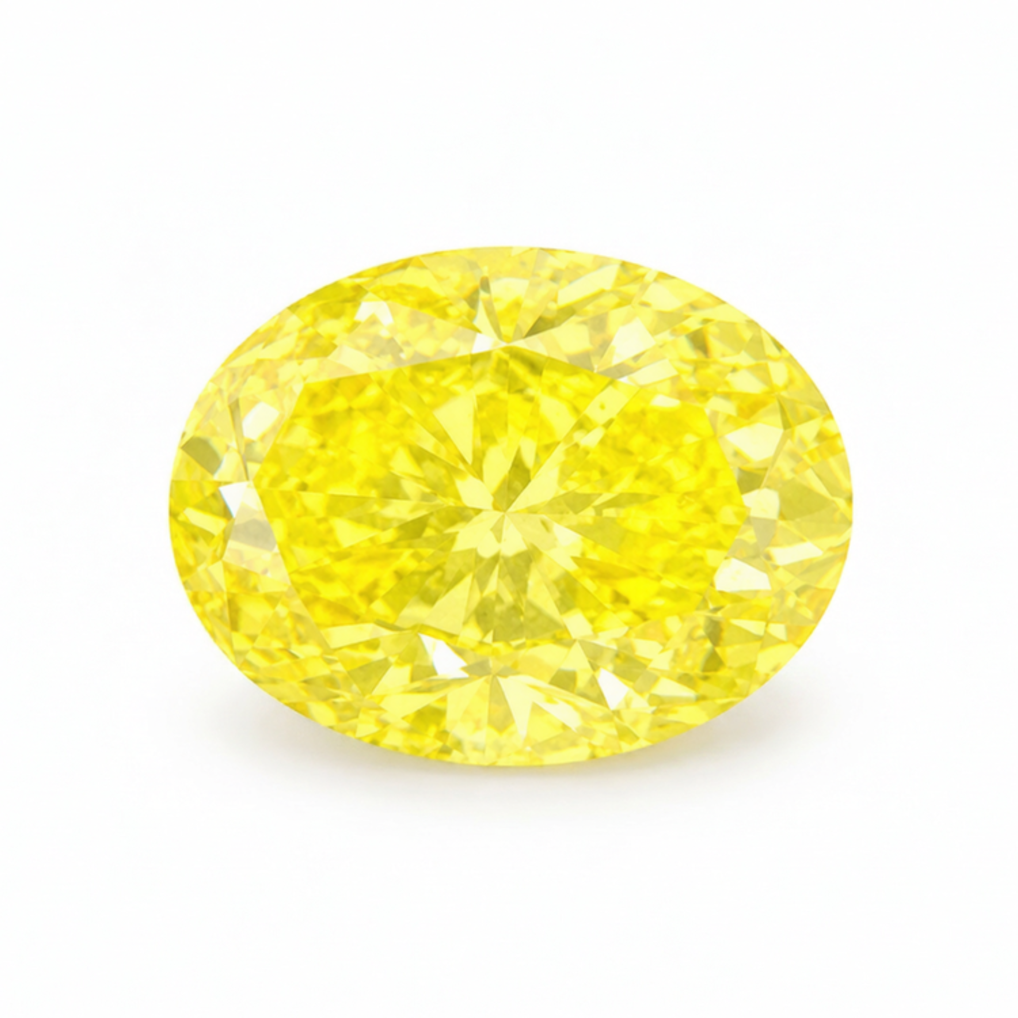 Luxury 2.46 Carat Oval Cut Golden Yellow Moissanite Loose Stone 7.5x9.5mm | VVS1 Clarity GRA Certified Brilliant Diamond Alternative Gemstone for Custom Rings, Pendants, Earrings & Fine Jewelry Men & Women (Loose Stone Only)