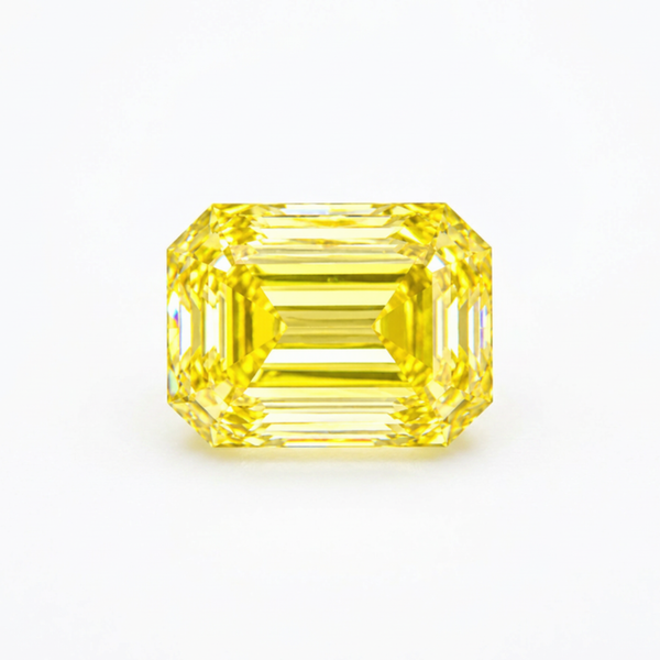 Luxury 2.2 Carat Oval Cut Moissanite Loose Stone 6.5x8.5mm – Yellow Color VVS1 Clarity with GRA Certificate | Brilliant Diamond-Like Certified Gemstone for Rings, Pendants, Earrings & Custom Jewelry Men &  Women | Stone Only