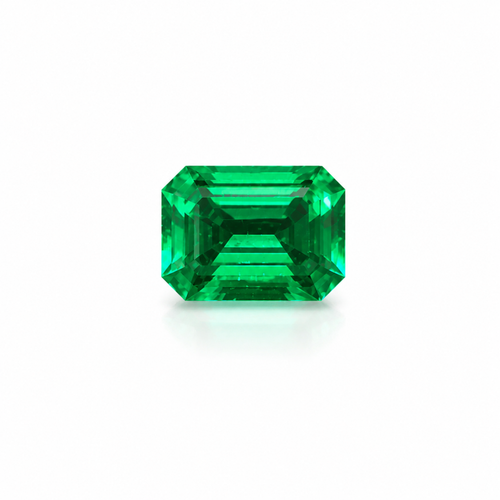 Luxury 2.16 Ct Certified Lab Grown Emerald Gemstone | Emerald Cut Octagon Green Loose Stone | Premium VVS Clarity Brilliant Gemstone for Rings, Pendants, Earrings & Custom Fine Jewelry Men & Women| Stone Only