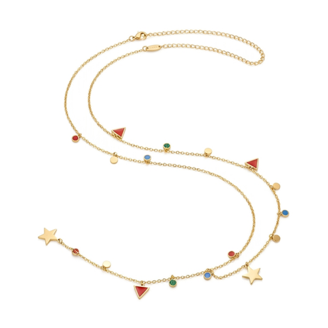 Bria By Saar 18K Gold Belly Chain Waist Chain For Women & Girls | Premium Glossy Finish Anti-Tarnish Fashion Jewellery | Stylish Daily Wear Accessory For Party, Casual & Gifting