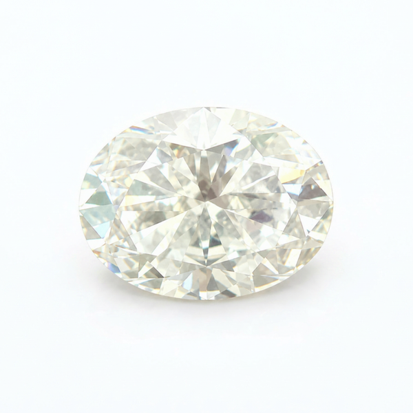 Luxury 1.5 Carat Oval Cut Moissanite Stone 8x6mm D Color VVS Clarity Loose Gemstone with GRA Certificate | Brilliant Diamond-Like Moissanite for Rings, Pendants, Earrings & Custom Jewelry | Men & Women