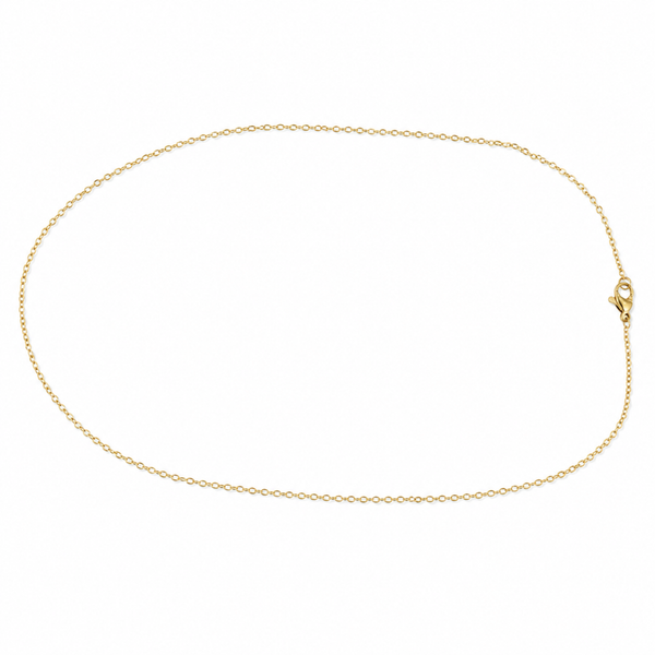 Bria By Saar Stainless Steel Golden Cuban Link Chain For Men & Women | Premium Glossy Finish Anti-Tarnish Necklace Chain | Stylish Hip Hop Fashion Jewellery