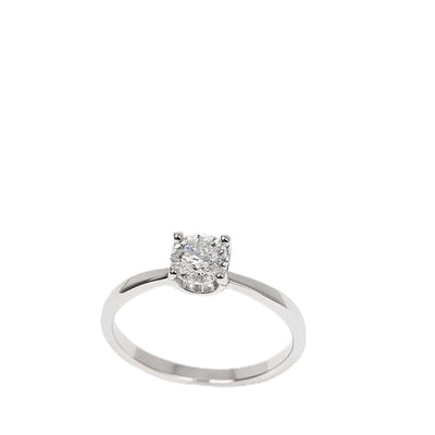 BRIA BY SAAR 925 Sterling Silver Solitaire Adjustable Ring | Elegant Minimalist Band | Fine Jewellery Gift for Wife, Girlfriend & Loved Ones | Stylish Daily Wear Ring for Women & Girls