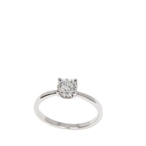 BRIA BY SAAR 925 Sterling Silver Solitaire Adjustable Ring | Elegant Minimalist Band | Fine Jewellery Gift for Wife, Girlfriend & Loved Ones | Stylish Daily Wear Ring for Women & Girls