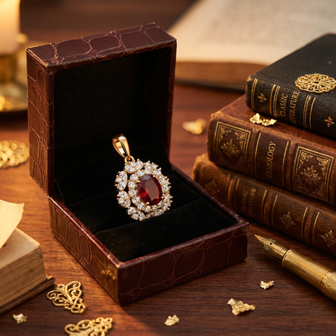 Bria By Saar Copper Gold-Plated Adjustable Cubic Zirconia Locket For Women & Girls | Premium Cz Pendant Necklace With Adjustable Chain | Anti-Tarnish Fashion Jewellery For Daily Wear, Party & Gifting