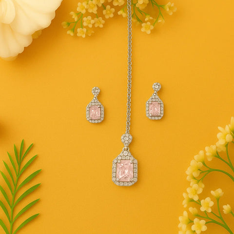 Elegant Pendant Set 925 Silver