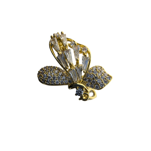 Crystal Flower Brooch 16