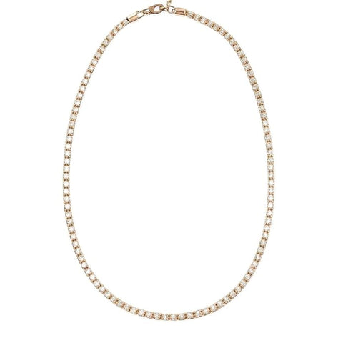 BRIA BY SAAR 925 Sterling Silver Copper-Plated Necklace for Women and Girls | Minimalist Radiant Chain Design | Durable, Lightweight & Hypoallergenic Fine Jewellery | Elegant Daily Wear Accessory