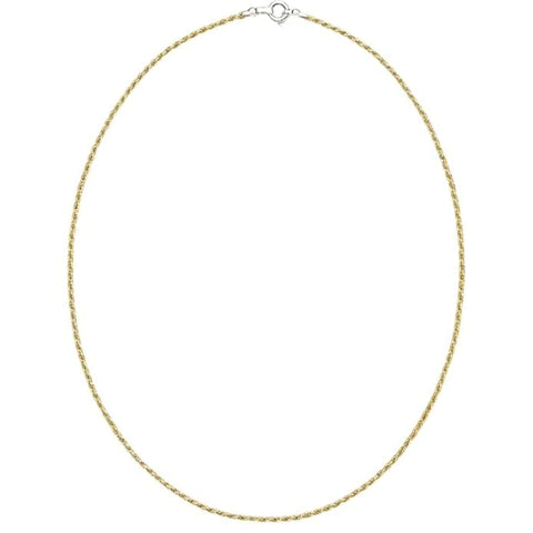 BRIA BY SAAR 925 Sterling Silver Gold-Plated Chain for Women & Girls | Elegant Lightweight Minimalist Neck Chain for Party & Casual Wear
