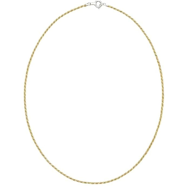 BRIA BY SAAR 925 Sterling Silver Gold-Plated Chain for Women & Girls | Elegant Lightweight Minimalist Neck Chain for Party & Casual Wear
