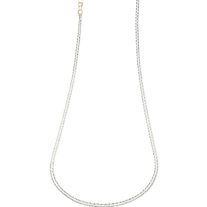 BRIA BY SAAR 925 Sterling Silver Chain for Women & Girls | Lightweight Minimalist Everyday Wear Necklace | Durable, Skin-Friendly Fine Jewellery Gift