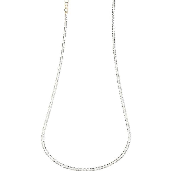 BRIA BY SAAR 925 Sterling Silver Chain for Women & Girls | Lightweight Minimalist Everyday Wear Necklace | Durable, Skin-Friendly Fine Jewellery Gift