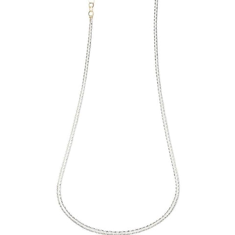 BRIA BY SAAR 925 Sterling Silver Chain for Women & Girls | Lightweight Minimalist Everyday Wear Necklace | Durable, Skin-Friendly Fine Jewellery Gift