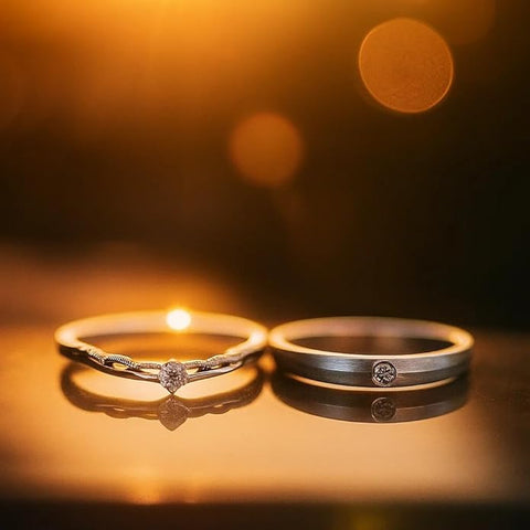 BRIA BY SAAR 925 Sterling Silver Couple Rings | Heart Shape Finger Rings for Women, Girls & Wife | Elegant Adjustable Design