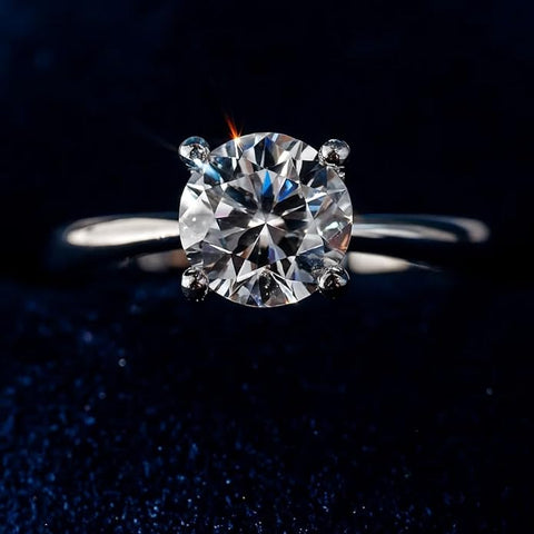 BRIA BY SAAR 925 Sterling Silver Solitaire Adjustable Ring | Elegant Minimalist Band | Fine Jewellery Gift for Wife, Girlfriend & Loved Ones | Stylish Daily Wear Ring for Women & Girls
