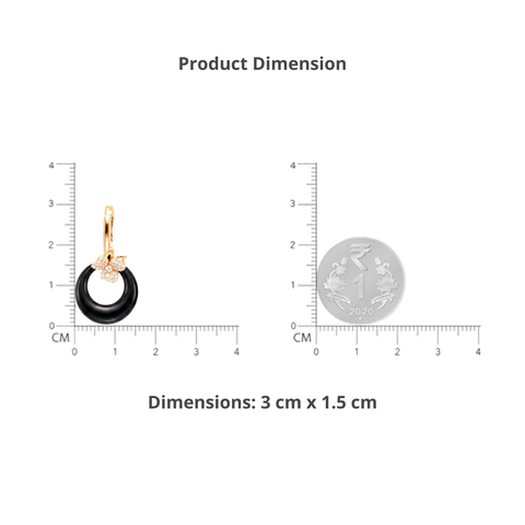 Bria By Saar Copper Gold-Plated Cubic Zirconia Stud Earrings For Women & Girls | Premium Glossy Finish Anti-Tarnish Earrings | Stylish Daily Wear Fashion Jewellery For Party, Casual & Gifting