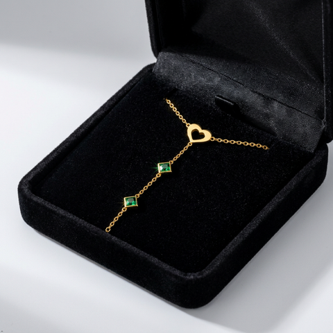Bria By Saar 18K Gold Hathphool For Women & Girls | Premium Glossy Finish Anti-Tarnish Hand Bracelet Jewellery | Elegant Traditional & Contemporary Fashion Accessory For Party, Wedding, Festive & Gifting