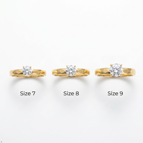 Bria By Saar Stainless Steel Golden Adjustable Gold-Plated Ring With Zircon For Women & Girls | Elegant Anti-Tarnish Statement Finger Ring | Lightweight Daily Wear Fashion Jewellery | (Size- 9)