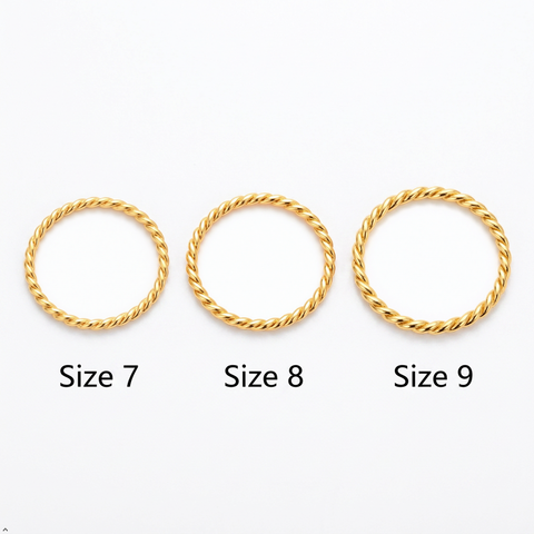 Bria By Saar Stainless Steel Golden Cubic Zirconia Gold-Plated Ring For Men & Women | Premium Crystal Studded Fashion Band | Anti-Tarnish Stylish Daily Wear Jewellery Gift | (Size- 9)