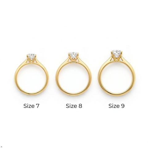 Bria By Saar Stainless Steel Golden Cubic Zirconia Gold-Plated Ring For Men & Women | Premium Crystal Studded Fashion Band | Anti-Tarnish Stylish Daily Wear Jewellery Gift | (Size- 9)