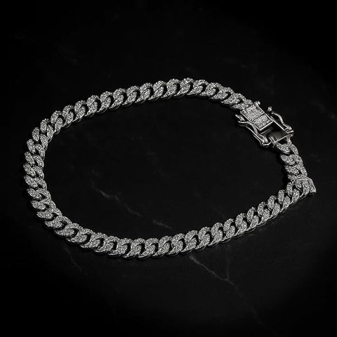 925 Sterling Silver Cuban Link Chain Bracelet for Men | Bold & Stylish Wristwear | Heavy-Duty Durable Design with Secure Clasp | Luxury Statement Jewelry for Special Occasions