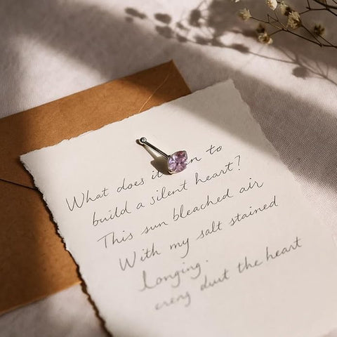 BRIA BY SAAR 925 Sterling Silver Square Crystal Nose Stud for Women & Girls | Minimalist Sparkling CZ Nose Pin | Hypoallergenic & Skin-Friendly Daily Wear Fine Jewellery