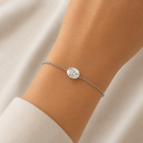Luxury 1.5 Carat Oval Cut Moissanite Stone 8x6mm D Color VVS Clarity Loose Gemstone with GRA Certificate | Brilliant Diamond-Like Moissanite for Rings, Pendants, Earrings & Custom Jewelry | Men & Women