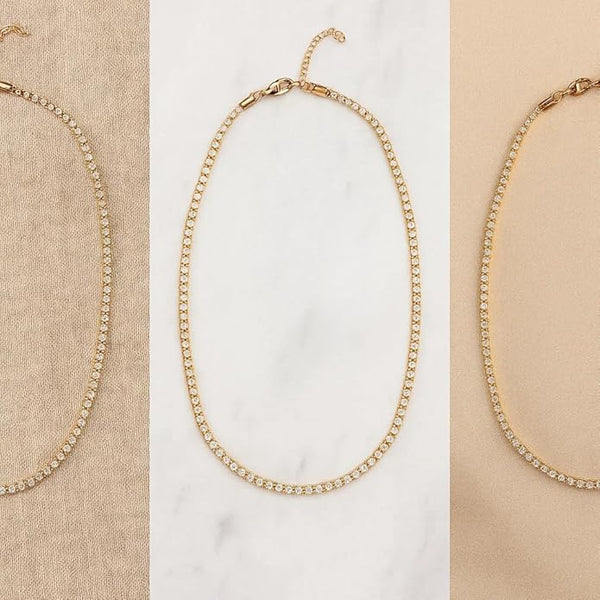 BRIA BY SAAR 925 Sterling Silver Copper-Plated Necklace for Women and Girls | Minimalist Radiant Chain Design | Durable, Lightweight & Hypoallergenic Fine Jewellery | Elegant Daily Wear Accessory