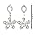 BRIA BY SAAR 925 Sterling Silver Floral Drop Earrings for Women and Girls | Sparkling Cubic Zirconia Petal Design | Elegant Flower-Inspired Lightweight Fine Jewellery for Party and Weddings