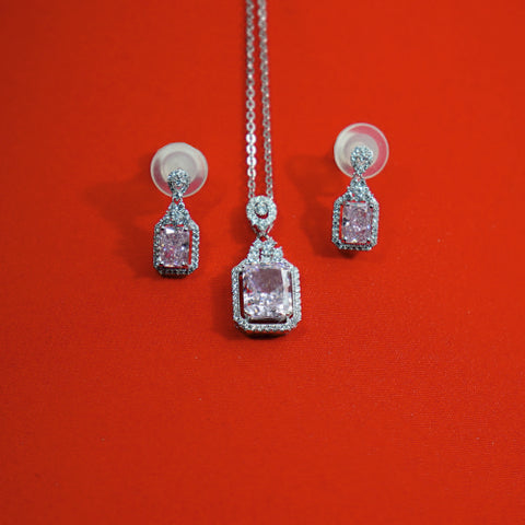 Elegant Pendant Set 925 Silver